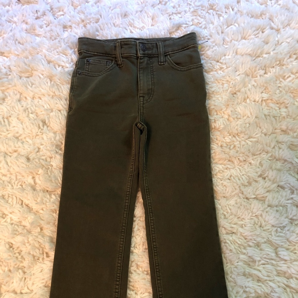 Girls olive green pants